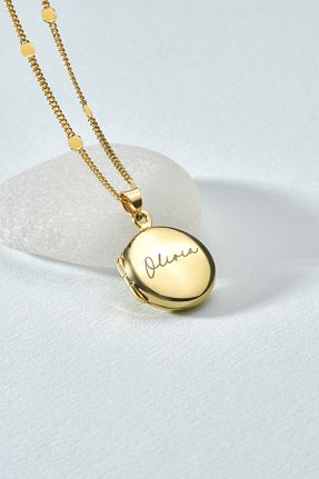 گردنبند نقره طلائی زنانه 925 عیار Nox Jewelry - کد 891243574