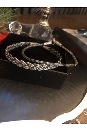 دستبند نقره زنانه 925 عیار ES - کد 903974612