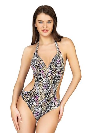 مایوکینی صورتی زنانه طرح دار Endeep - کد 903913636
