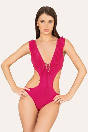 مایوکینی صورتی زنانه ساده Endeep - کد 903914191