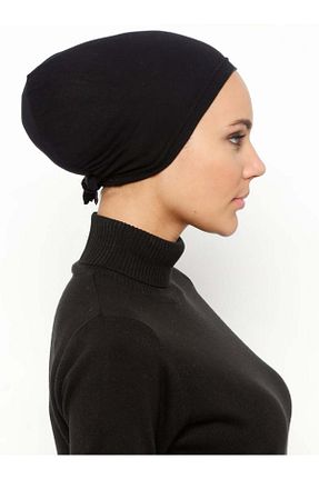 کلاه شنای حجاب مشکی زنانه Ecardin - کد 75089090