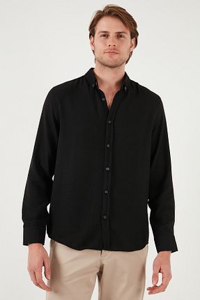 پیراهن مشکی مردانه رگولار Buratti - کد 903915093