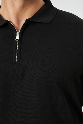 پلیور مشکی مردانه ساده ZİNOX - کد 903916115