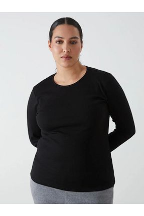 بادی مشکی زنانه یقه دوچرخه LC Waikiki - کد 903956788