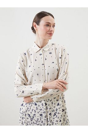 پیراهن نباتی زنانه رگولار LC Waikiki - کد 904782194