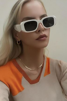 عینک آفتابی مشکی زنانه UV400 Eyesofia - کد 347620392