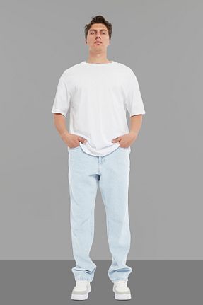 شلوار جین قهوه ای مردانه پاچه پهن CEDY DENIM - کد 850669428
