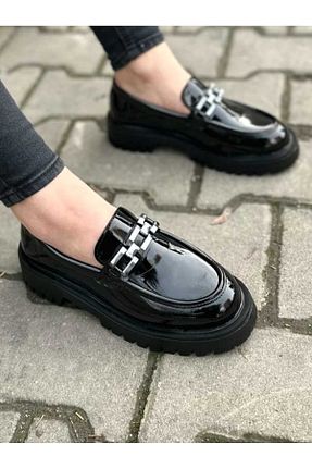 کفش آکسفورد مشکی زنانه پاشنه کوتاه (1 - 4 سانتی متر) FAYMAZ - کد 902362848