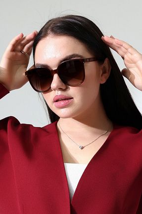 عینک آفتابی سبز زنانه UV400 Eyesofia - کد 349242625