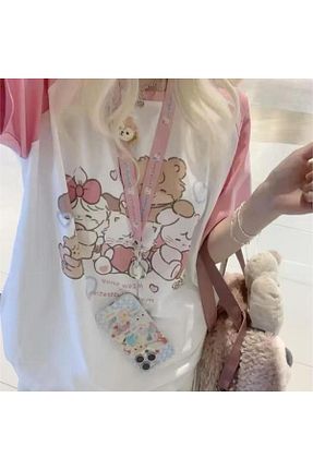 تیشرت سفید زنانه رگولار Köstebek - کد 849059392