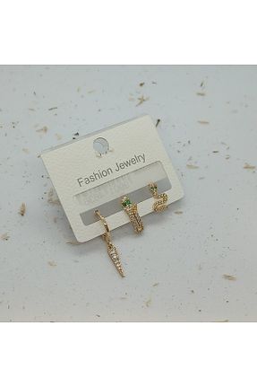 گوشواره استیل (فولاد) طوسی استیل (فولاد) FASHİON JEWELRY - کد 904033441