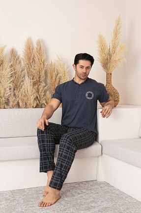 ست لباس راحتی مشکی مردانه پنبه ای Sude HOMEWEAR - کد 898572637