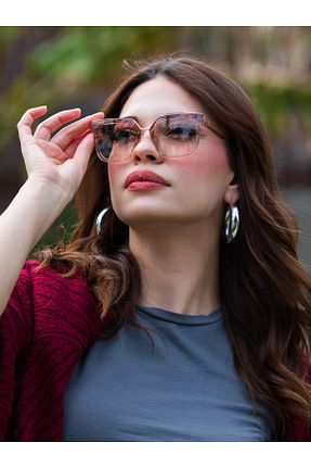 عینک آفتابی بژ زنانه UV400 Angel Eyes - کد 472391207