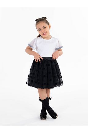 دامن مشکی بچه گانه ساده Civil Girls - کد 905834779