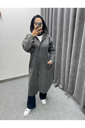 ترنچکت طوسی زنانه FARAN - کد 905029492