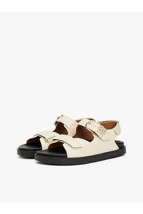 دمپائی بژ زنانه پاشنه تخت Tommy Hilfiger - کد 904043324