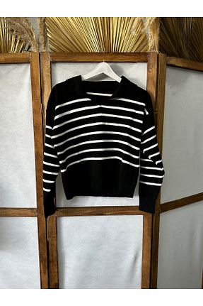 پلیور مشکی زنانه رگولار Fashion