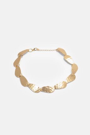 گردنبند جواهر طلائی زنانه Pull & Bear - کد 904055085