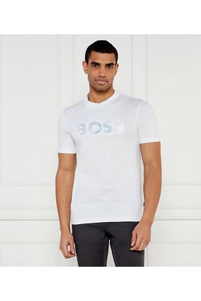 تیشرت بژ مردانه رگولار BOSS - کد 904086536