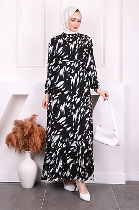 لباس حجاب مشکی زنانه رگولار İmajButik - کد 904066914