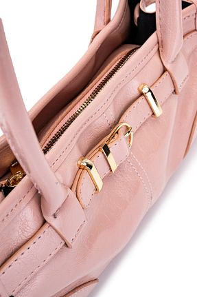 کیف دوشی صورتی زنانه چرم مصنوعی minebag - کد 896728898