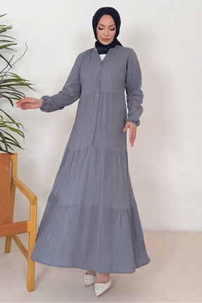 لباس حجاب طوسی زنانه رگولار Bestenur - کد 904071654