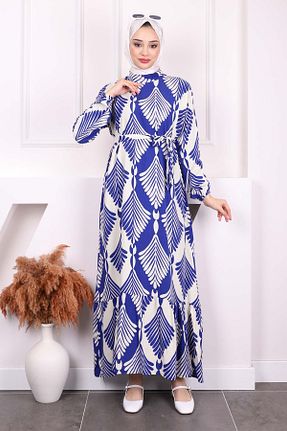 لباس حجاب سرمه ای زنانه رگولار İmajButik - کد 904067341
