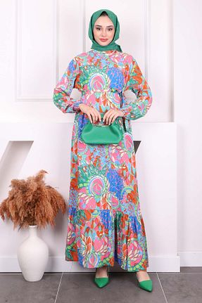 لباس حجاب صورتی زنانه رگولار İmajButik - کد 904066972