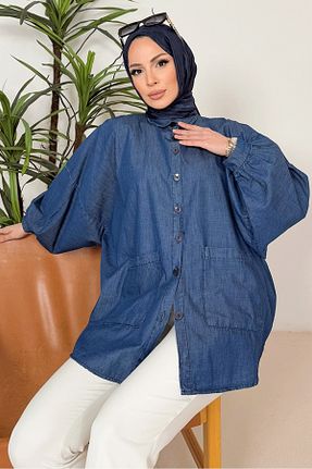 پیراهن حجاب آبی زنانه رگولار Bestenur - کد 904074689