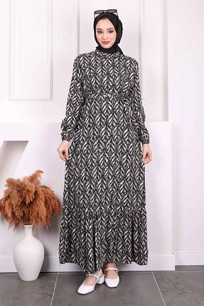 لباس حجاب مشکی زنانه رگولار İmajButik - کد 904066365