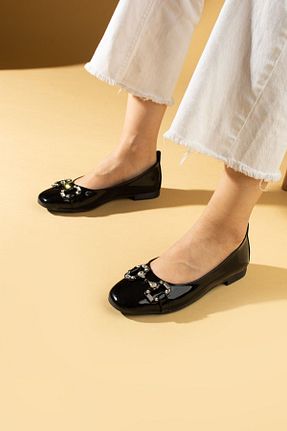 بابت مشکی زنانه چرم مصنوعی Pembe Potin - کد 832485281