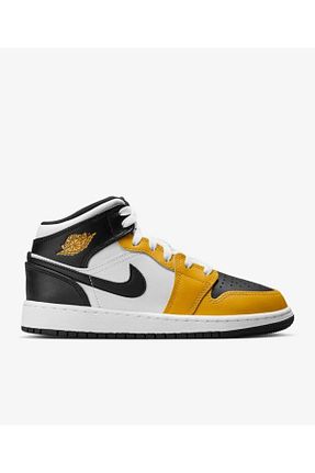 کفش بسکتبال زرد زنانه چرم اصل Nike - کد 905304122