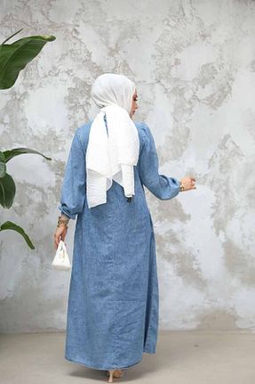 لباس حجاب آبی زنانه رگولار Neva Style - کد 904087648