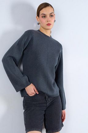 پلیور طوسی زنانه رگولار Tena - کد 904084194