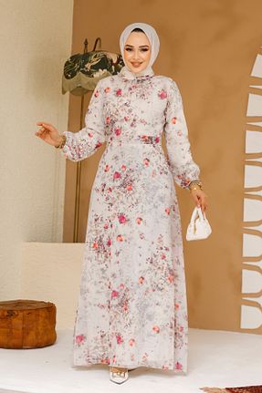 لباس حجاب نباتی زنانه رگولار Neva Style - کد 904086227