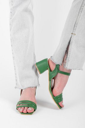 کفش پاشنه بلند کلاسیک سبز زنانه چرم مصنوعی LAL SHOES & BAGS - کد 113923425