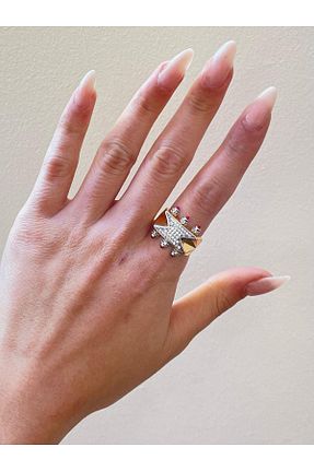 انگشتر استیل (فولاد) رنگی زنانه استیل (فولاد) MyladyAccessoriess - کد 904123424