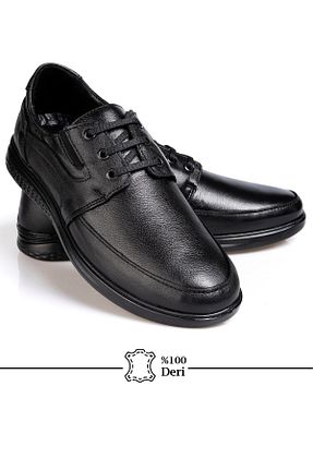 کفش کلاسیک مشکی مردانه چرم خالص maximoda - کد 904118592