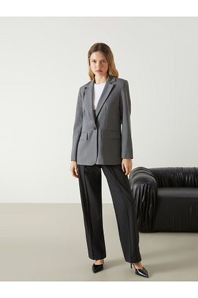 کت طوسی زنانه رگولار LC Waikiki - کد 904123610
