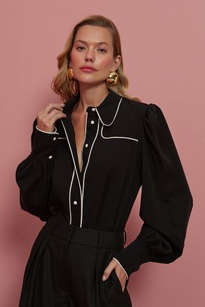 پیراهن مشکی زنانه گشاد Dahlia Bianca - کد 904109673
