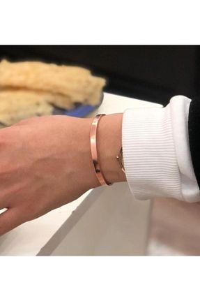 دستبند جواهر متالیک زنانه KAVELE - کد 904113595