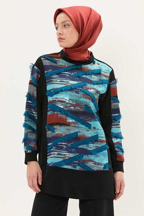 تونیک آبی بافتنی Setrms - کد 924077509