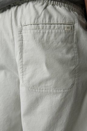 شلوارک و برمودا سبز مردانه کتان Pull & Bear - کد 897901274