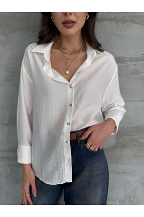 پیراهن سفید زنانه اورسایز Elif Özbey Butik - کد 904108690