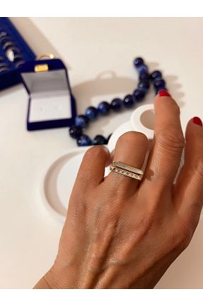 انگشتر استیل (فولاد) طلائی استیل ضد زنگ GULSEN COLLECTION - کد 904140484