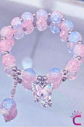 دستبند جواهر رنگی بچه گانه منجق Cinderella - کد 898560921