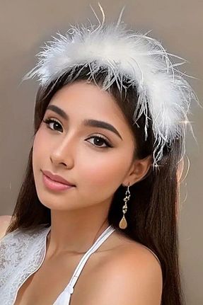 تاج سفید زنانه LIVOSH - کد 904126291