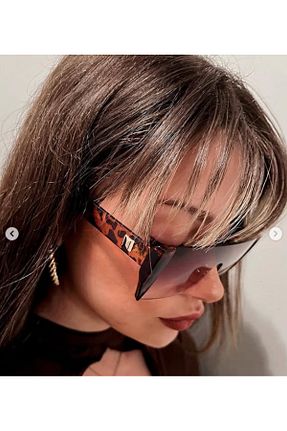 عینک آفتابی قهوه ای زنانه 50 giisshine - کد 904125193