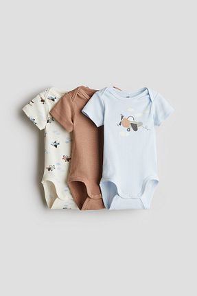 بادی آبی بچه گانه یقه هفت H&M - کد 904117454