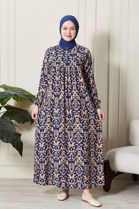 لباس حجاب آبی زنانه رگولار fistan - کد 904179133